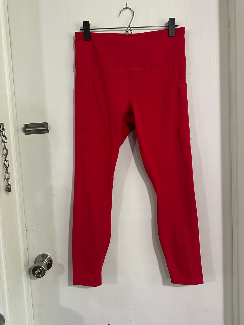 Women’s ' Bright Red Performance Leggings - Active Comfort